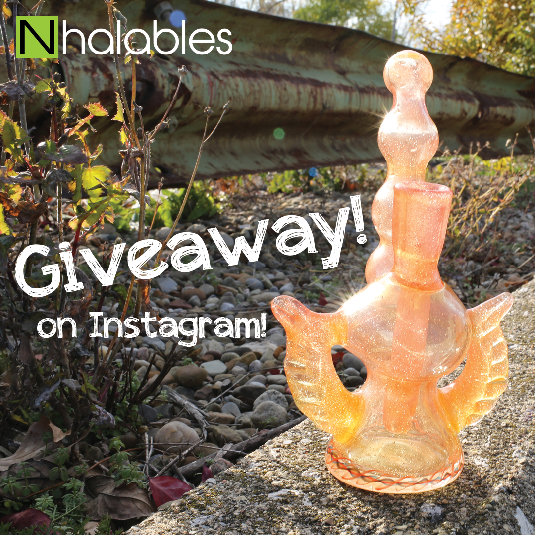 Nhalables Social Post for a Giveaway of a Tangerine Oil Rig by Grover Glass.