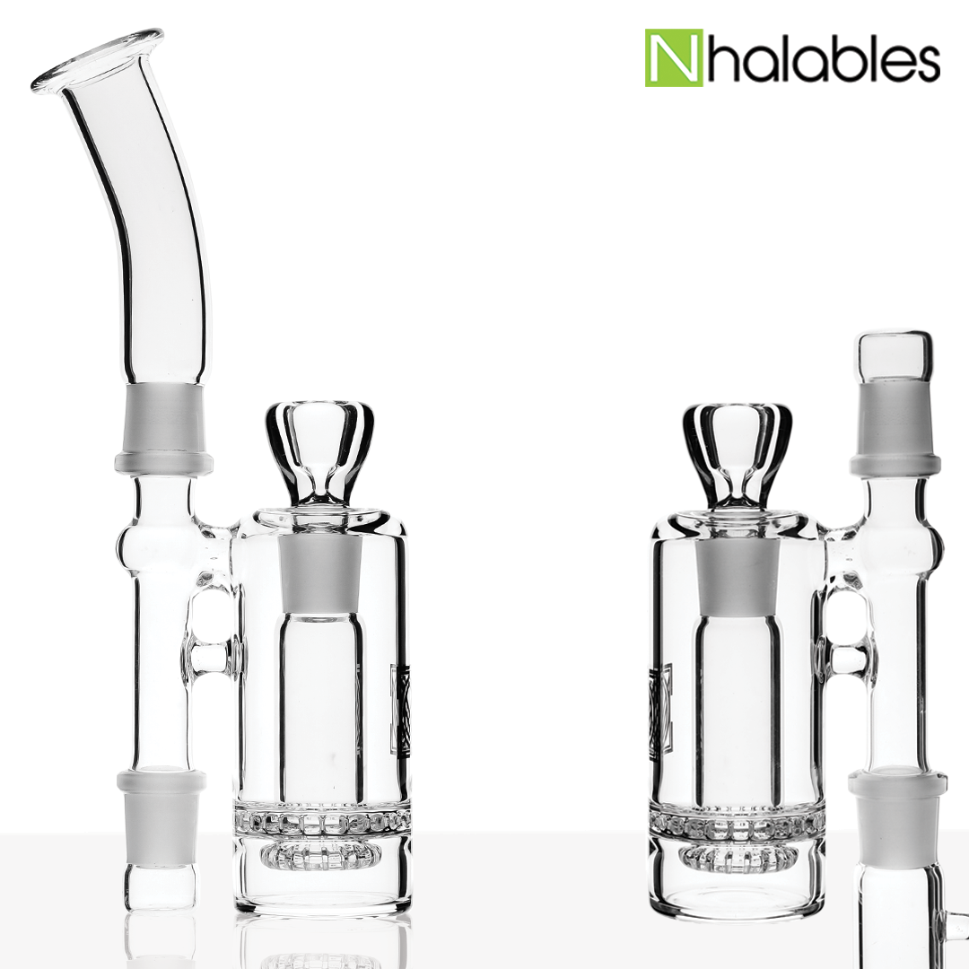 Nhalables Social Post for a Ashcatcher / Bubbler Converting "Microverter" by Virginia based glassblowers "Licit Glass"